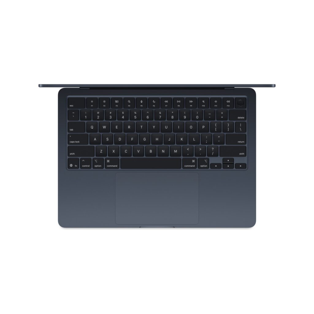 מחשב נייד Apple MacBook Air 13.6" M4 (2025) MW123HB/A 10C CPU / 8C GPU / 16GB / 256GB SSD - Midnight