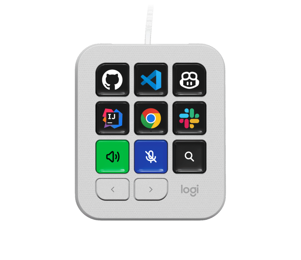 מקלדת Logitech MX Keypad – אפור בהיר