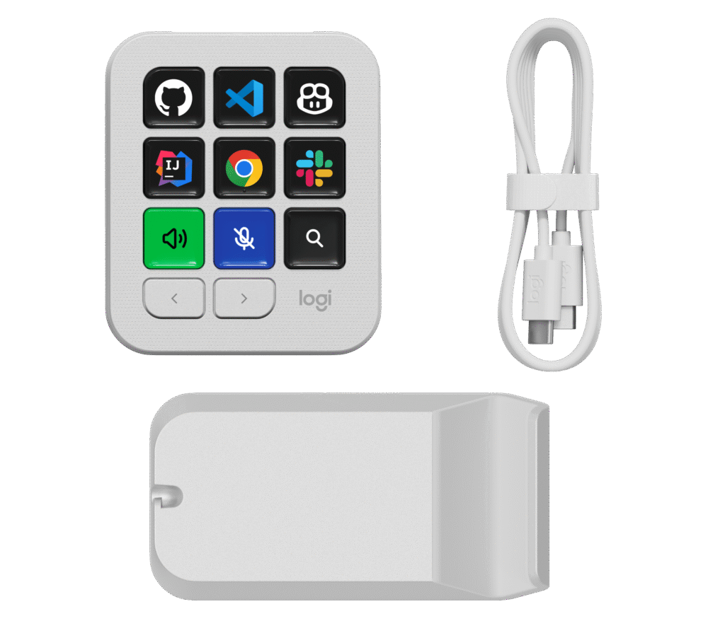 מקלדת Logitech MX Keypad – אפור בהיר