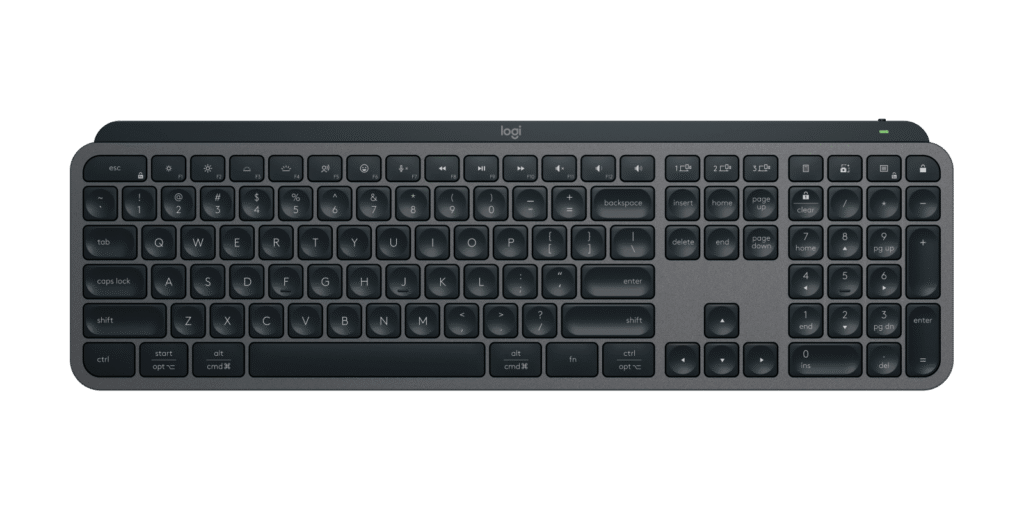 מקלדת ועכבר Logitech MX Keys Combo for Business Gen 2 – גרפיט – עברית