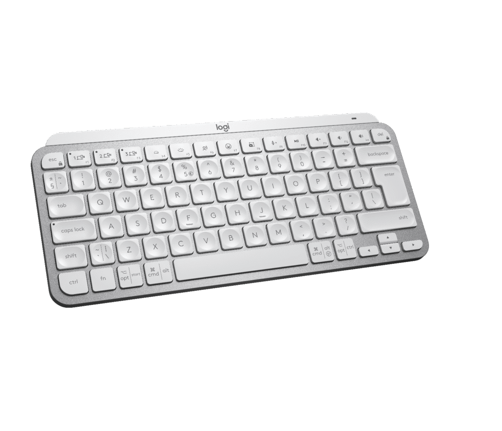 מקלדת Logitech MX Keys Mini – אפור בהיר – אנגלית