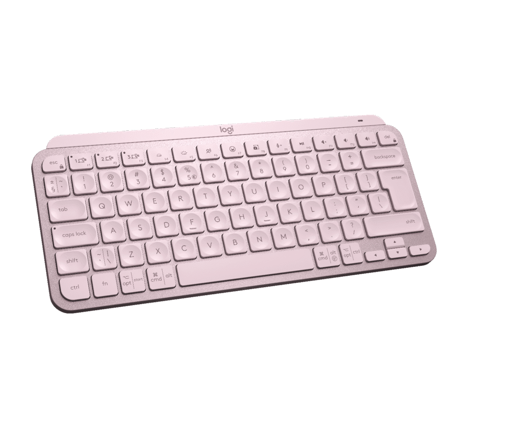 מקלדת Logitech MX Keys Mini – ורוד – אנגלית