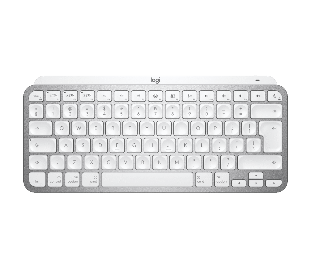 מקלדת Logitech MX Keys Mini for Mac – אפור בהיר – אנגלית