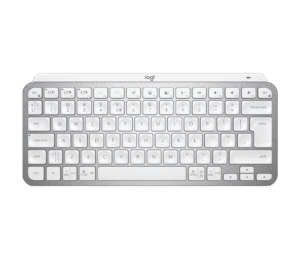 מקלדת Logitech MX Keys Mini – אפור בהיר – אנגלית