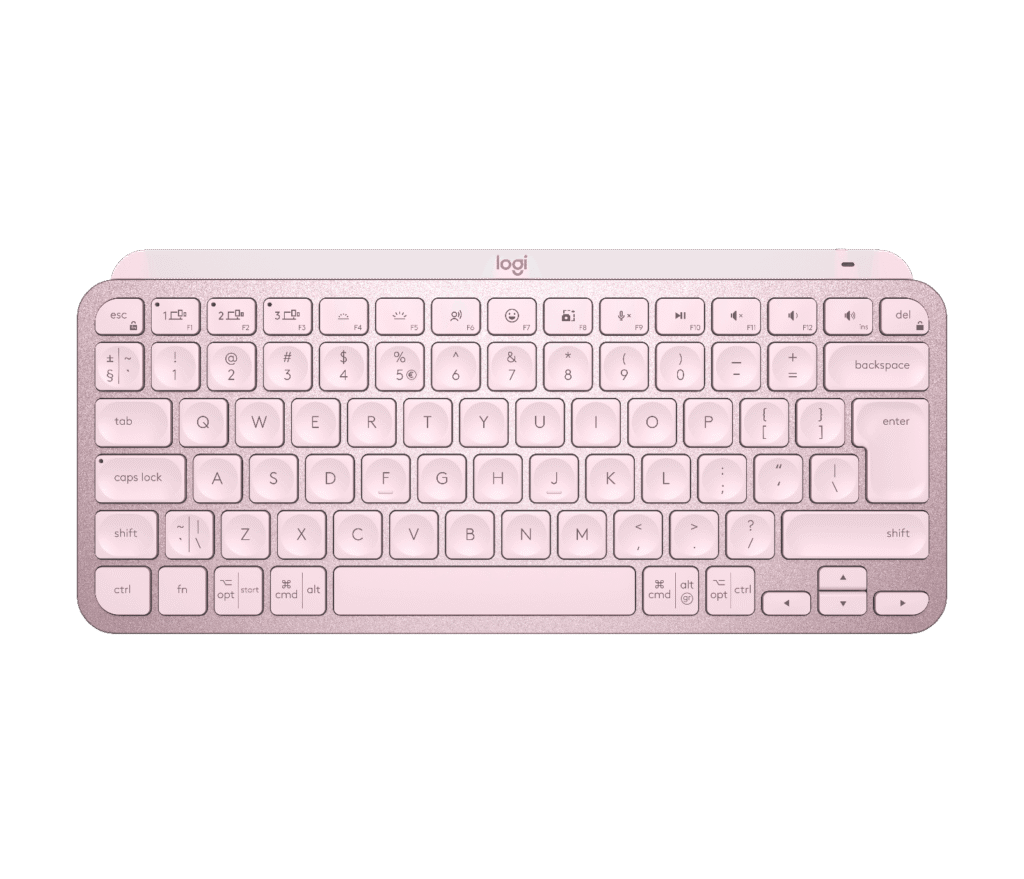 מקלדת Logitech MX Keys Mini – ורוד – אנגלית