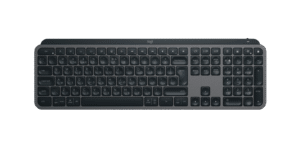מקלדת LOGITECH MX Keys S 2.4GHZ/BT  GRAPHITE * נטענת *