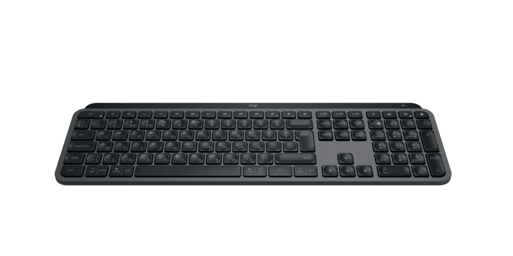 מקלדת LOGITECH MX Keys S 2.4GHZ/BT  GRAPHITE * נטענת *