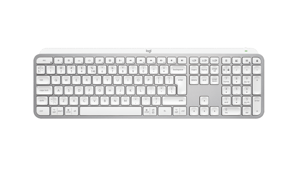 מקלדת Logitech MX Keys S – אפור בהיר – אנגלית