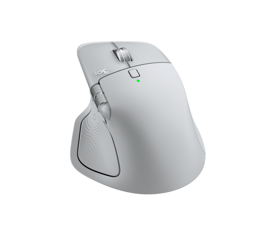 עכבר Logitech MX Master 4 – אפור בהיר