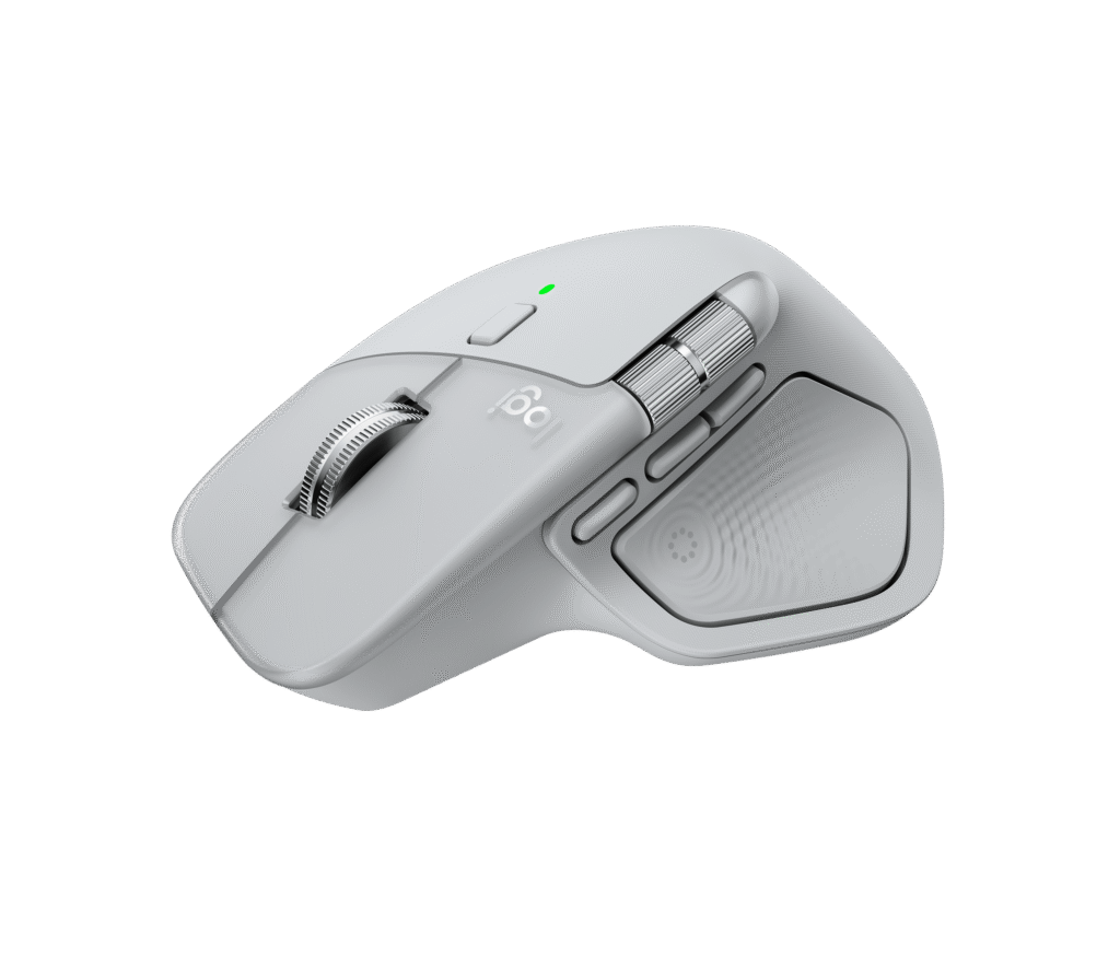 עכבר Logitech MX Master 4 – אפור בהיר