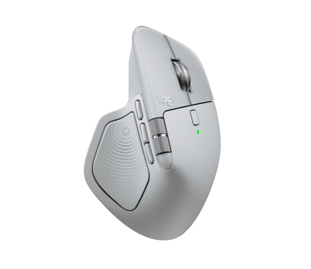 עכבר Logitech MX Master 4 – אפור בהיר