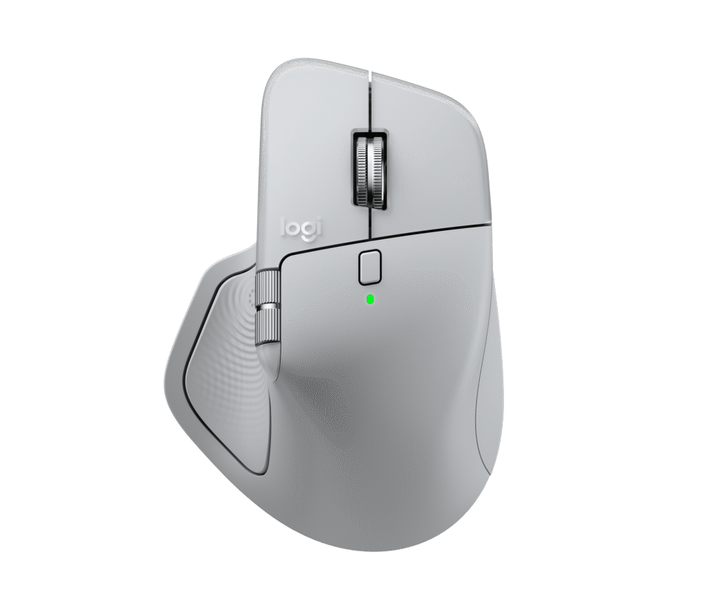 עכבר Logitech MX Master 4 – אפור בהיר