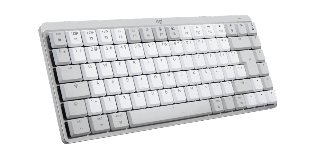 מקלדת Logitech MX Mechanical Mini for Mac – אפור בהיר – אנגלית בינלאומית
