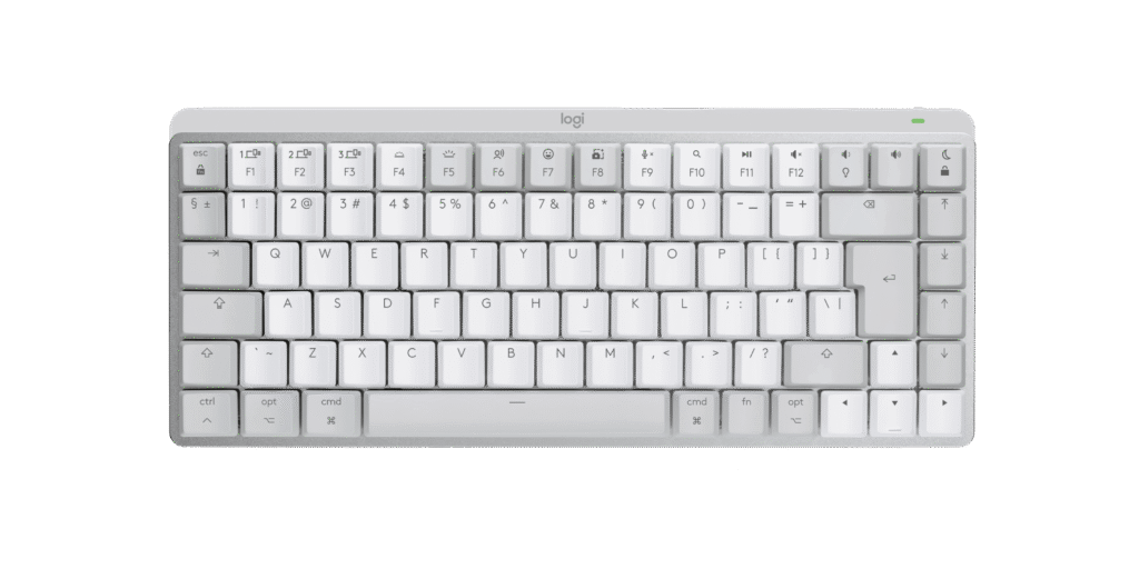 מקלדת Logitech MX Mechanical Mini for Mac – אפור בהיר – אנגלית בינלאומית