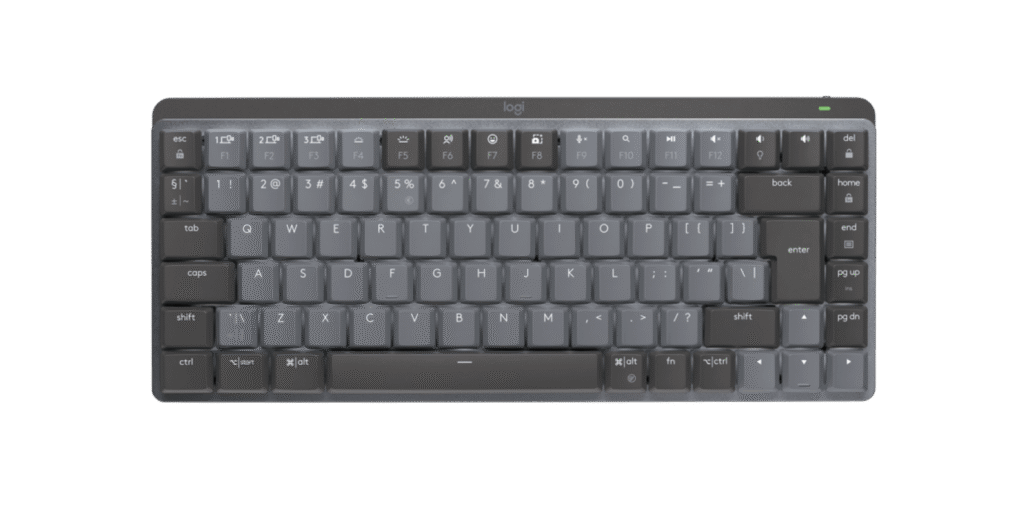 מקלדת Logitech MX Mechanical Mini – גרפיט – אנגלית (QWERTY)