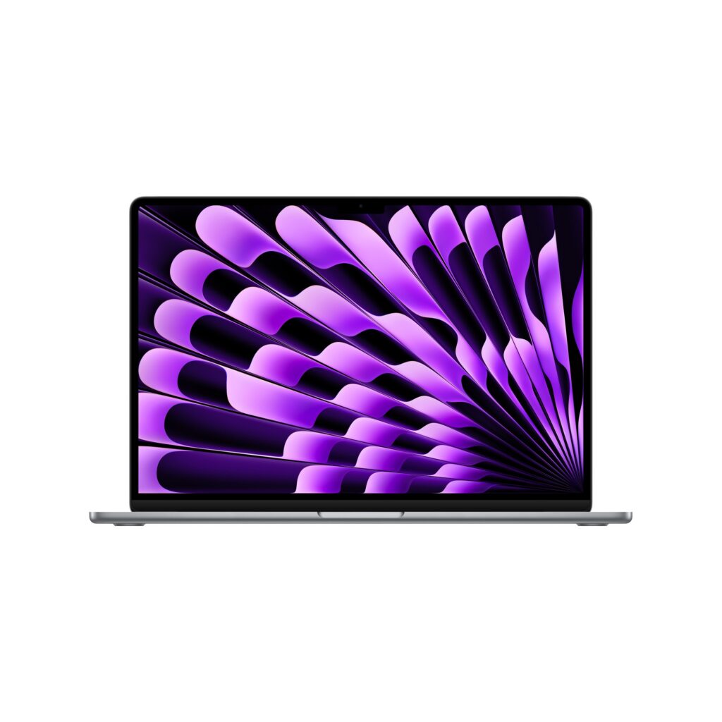 מחשב נייד Apple MacBook Air 15.3" M3 (2024) MXD13HB/A 8C CPU / 10C GPU / 16GB / 512GB SSD – Space Gray