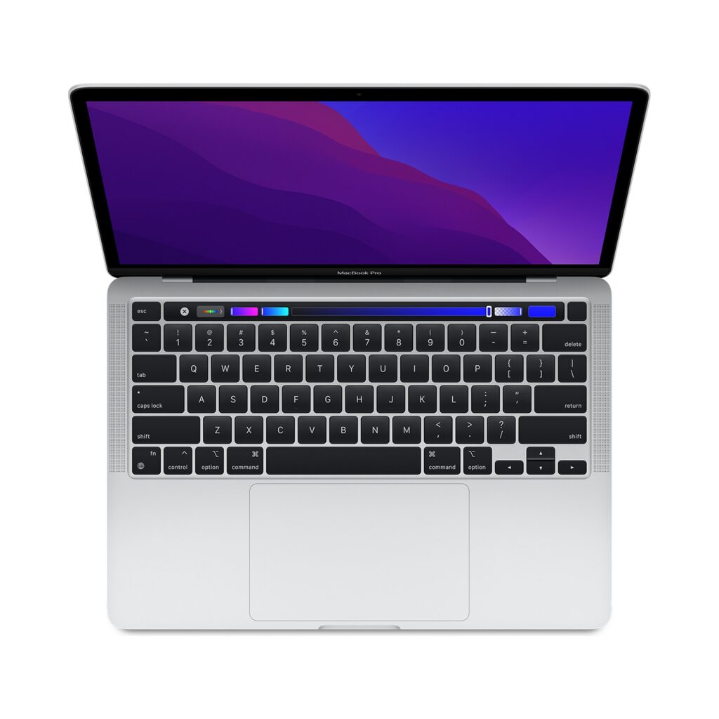 מחשב נייד Apple MacBook Pro 13" M1 (2020) MYDA2AE/A 8C CPU / 8C GPU / 8GB / 256GB SSD – Silver
