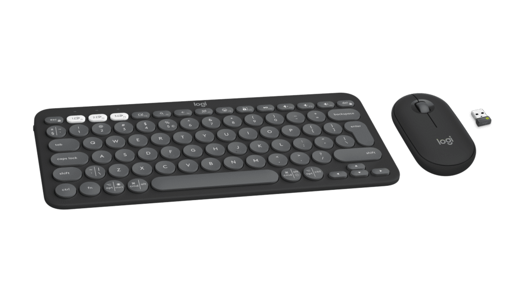 מקלדת Logitech Pebble 2 Combo – גרפיט טונאלי (אנגלית)