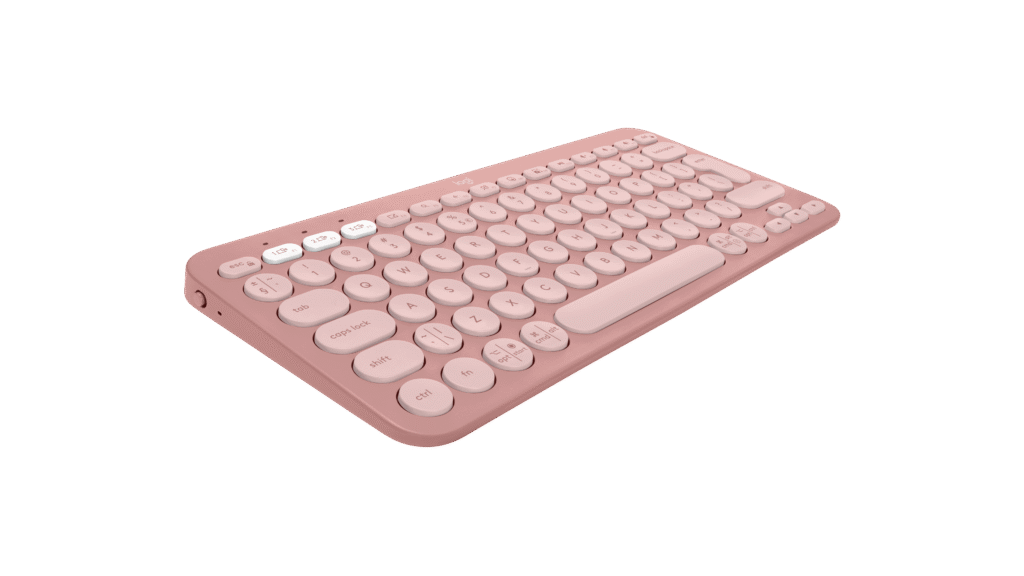 מקלדת Logitech Pebble 2 Combo – Tonal Rose – אנגלית (QWERTY)