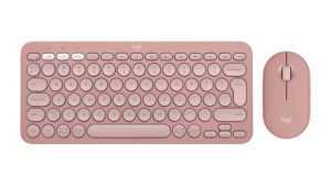 מקלדת Logitech Pebble 2 Combo – Tonal Rose – אנגלית (QWERTY)