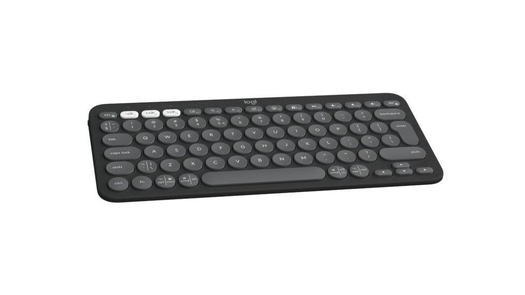 מקלדת Logitech Pebble Keys 2 K380s – Tonal Graphite – אנגלית