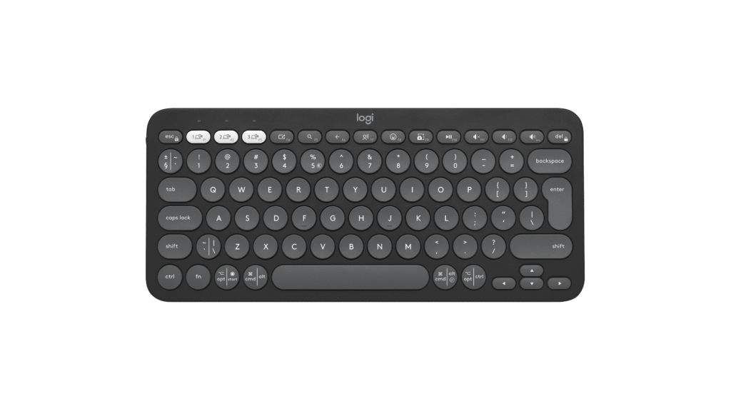 מקלדת Logitech Pebble Keys 2 K380s – Tonal Graphite – אנגלית