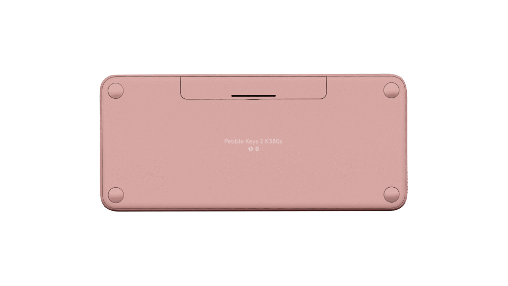 מקלדת Logitech Pebble Keys 2 K380s – Tonal Rose – אנגלית (QWERTY)
