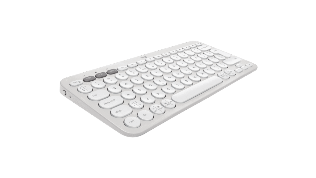מקלדת Logitech Pebble Keys 2 K380s – Tonal White – אנגלית