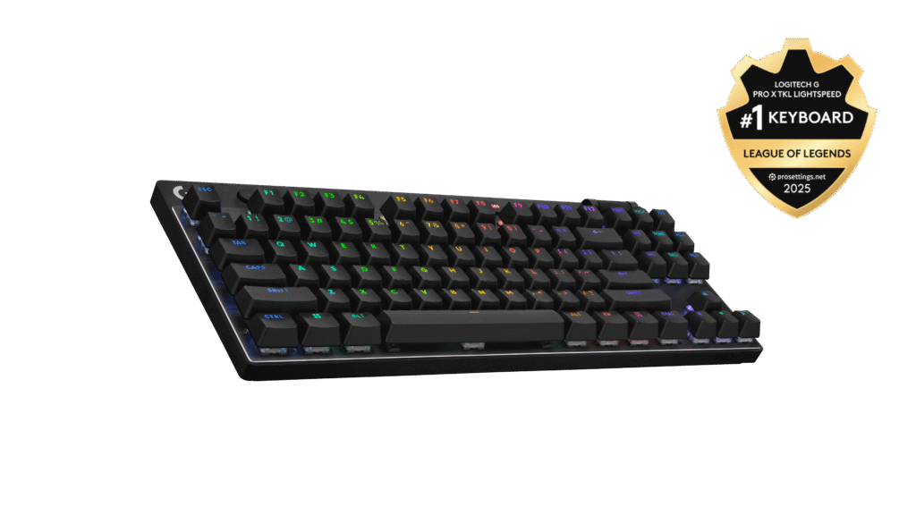 מקלדת Logitech PRO X TKL – שחור – אנגלית (QWERTY)