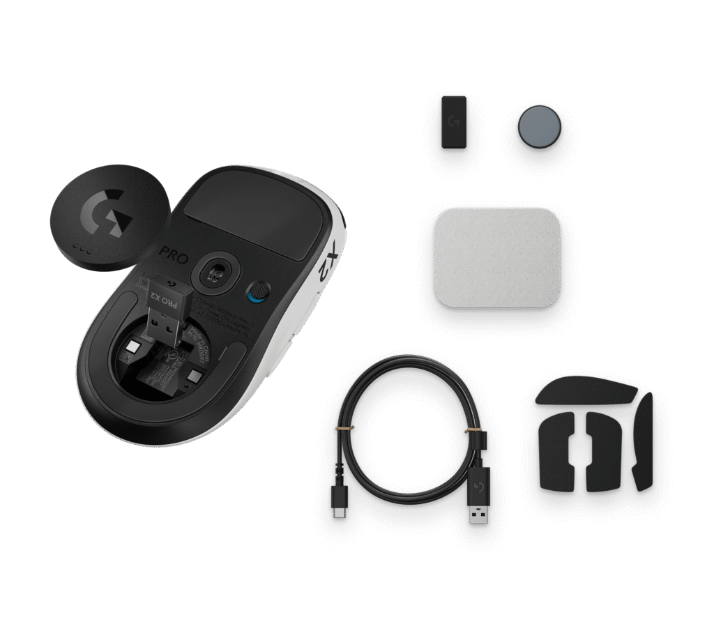 עכבר Logitech PRO X2 SUPERSTRIKE – Lunar Eclipse