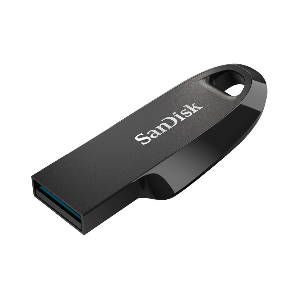 ז.חיצוני SanDisk Ultra Curve USB 3.2 64GB Black