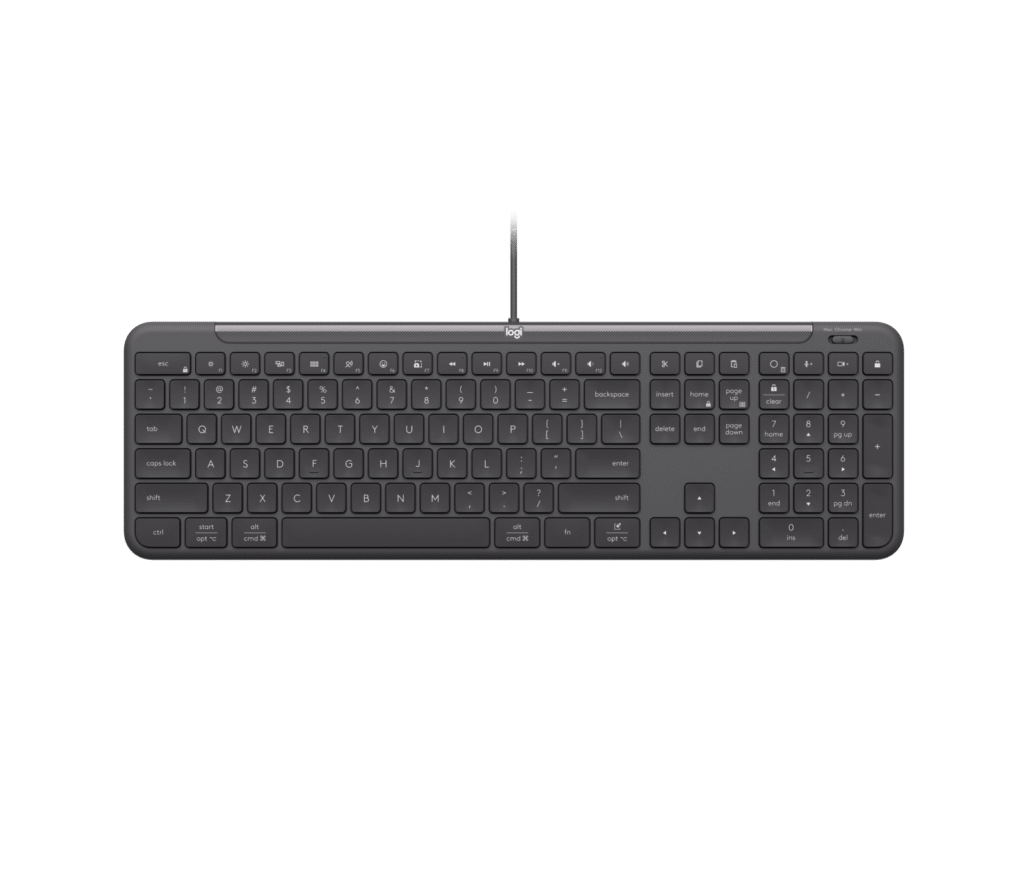 מקלדת Logitech MK620 – גרפיט – עברית