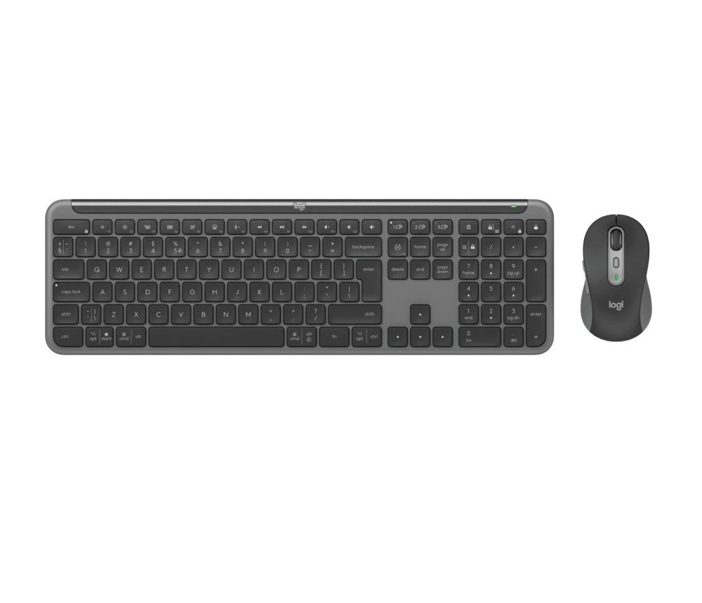 סט LOGITECH MK950 SLIM COMBO KEYBOARD AND MOUSE GRAPHIT W/L