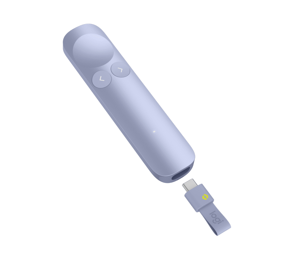 מצביע מצגות Logitech Spotlight 2 – סגול בהיר