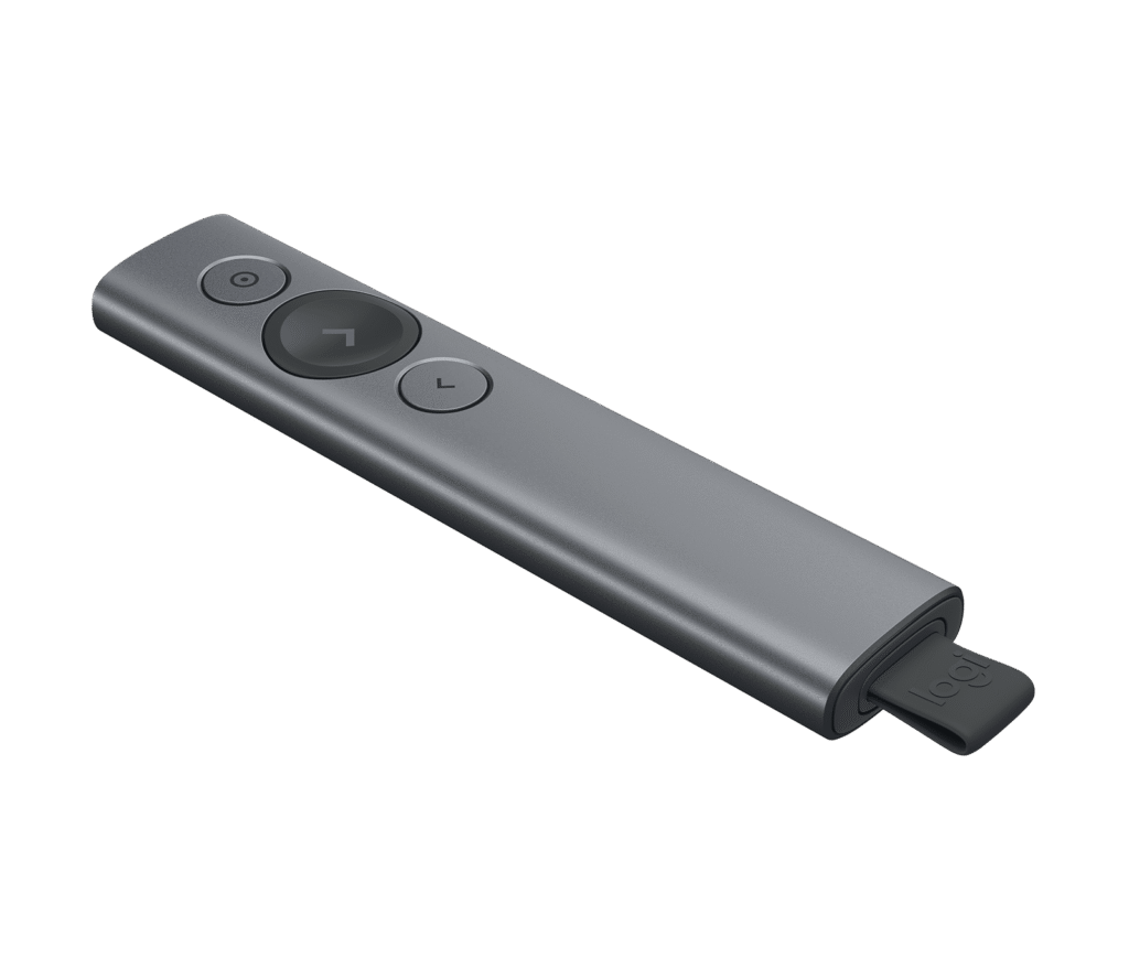 שלט מצגות Logitech Spotlight – אפור צפחה