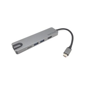 תחנת עגינה מיני  GT HDMI + 2xUSB + LAN Docking USB Type-C