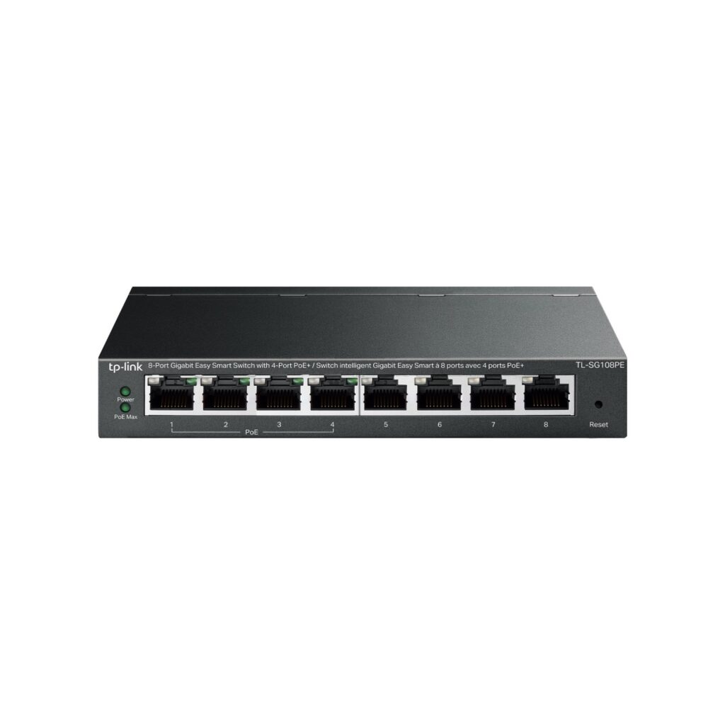 מתג  TL-SG108PE GIGA POE 4+4 55W