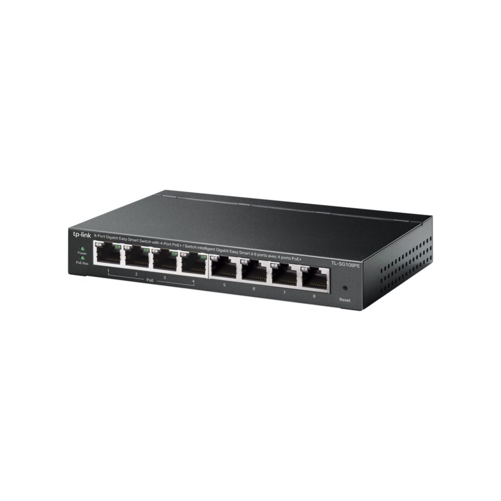 מתג  TL-SG108PE GIGA POE 4+4 55W