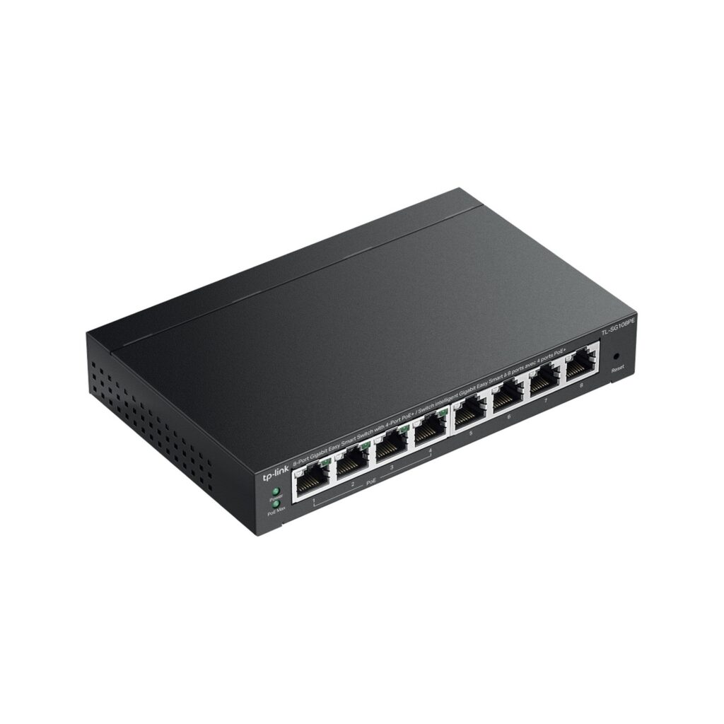 מתג  TL-SG108PE GIGA POE 4+4 55W