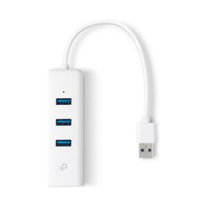 מפצל TP LINK TL-UE330 USB3*3 + LAN 1GIGA