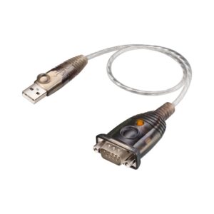 מתאם כבל 0.35 מטר ATEN UC232A USB to RS-232 Adapter