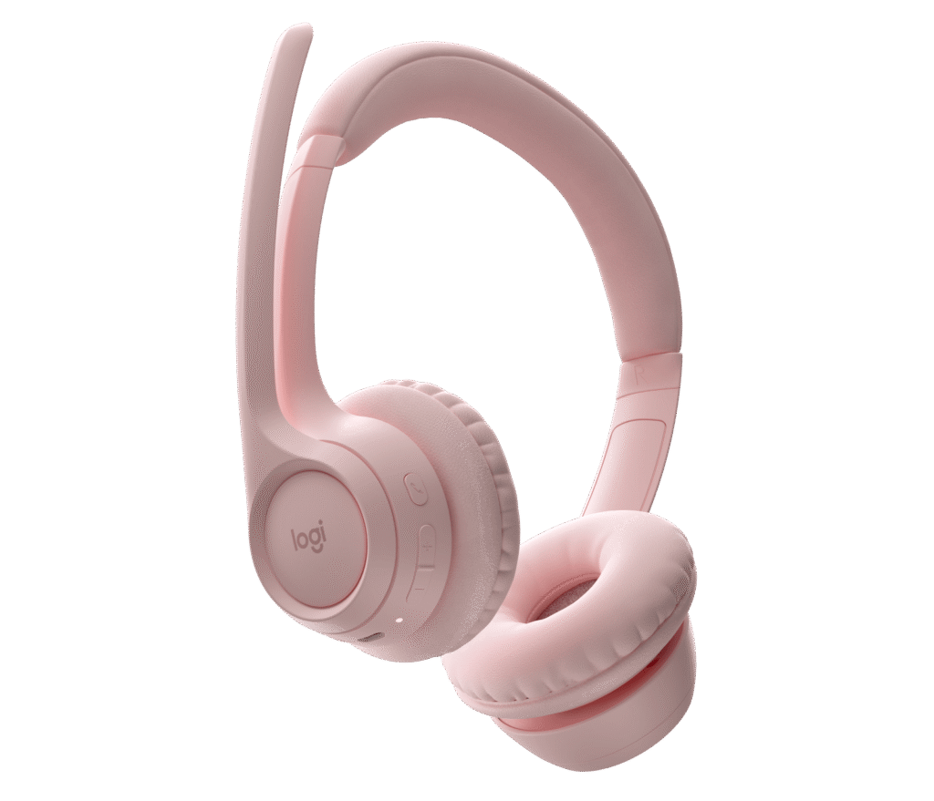 אוזניה Logitech Zone 300 – ורוד