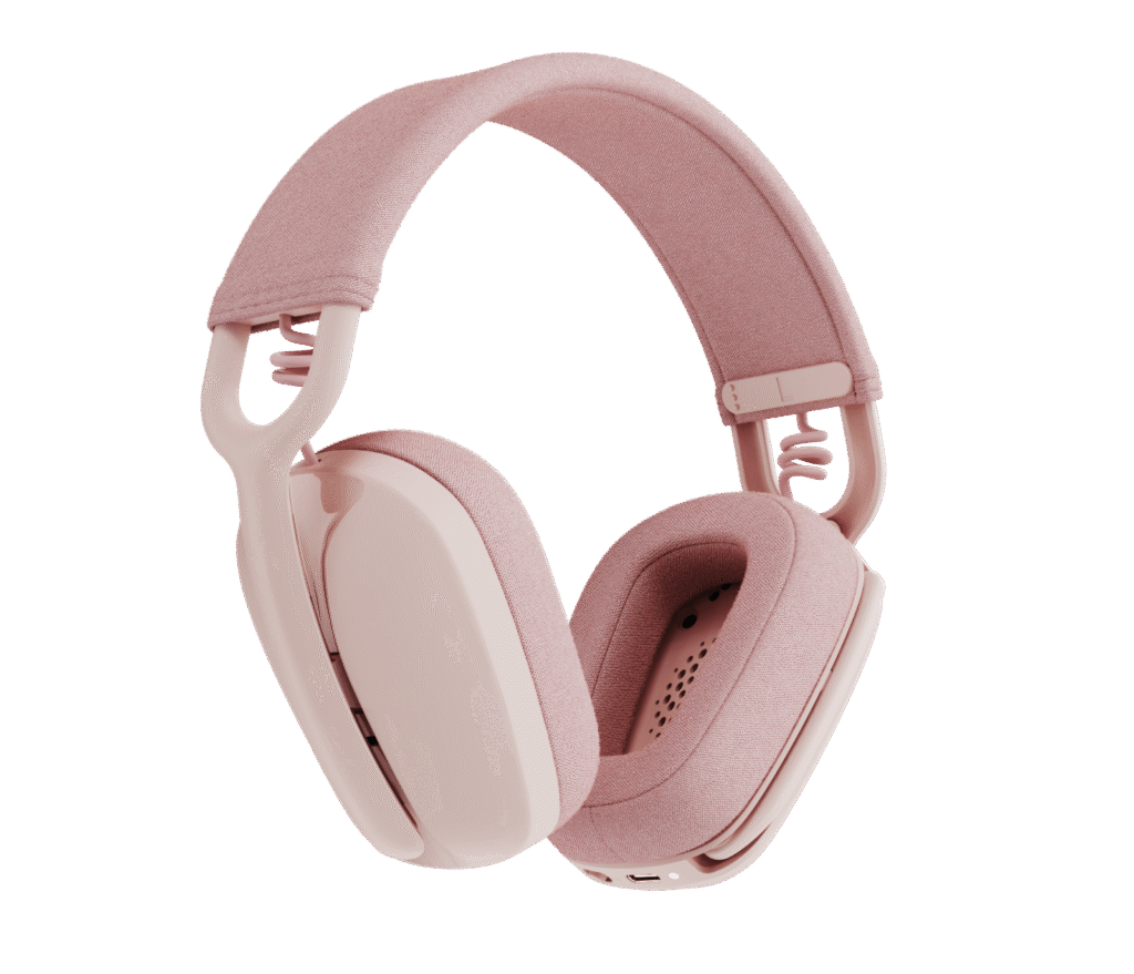 אוזניות Logitech Zone Vibe 100 – ורוד